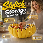 Banana Fruit Bowl – Decorative Kitchen Counter Basket & Table Centerpiece