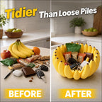 Banana Fruit Bowl – Decorative Kitchen Counter Basket & Table Centerpiece