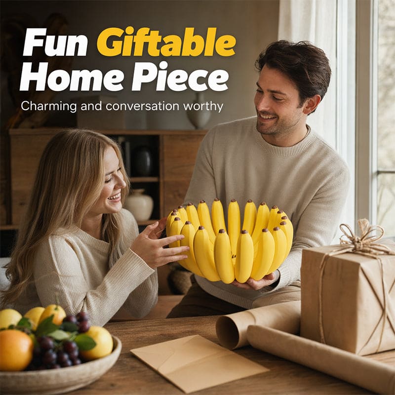 Banana Fruit Bowl – Decorative Kitchen Counter Basket & Table Centerpiece