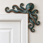 Octopus Door Topper With Coastal Nautical Wall Decor Style