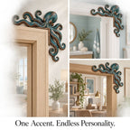 Octopus Door Topper With Coastal Nautical Wall Decor Style