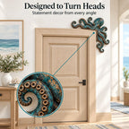 Octopus Door Topper With Coastal Nautical Wall Decor Style