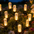 Solar Bubble Garden Stake Lights With Color-Changing LEDs